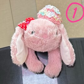 うさぎさん用ふわふわあったかニット帽