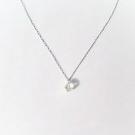 グロッシュラーガーネットのシンプルネックレス