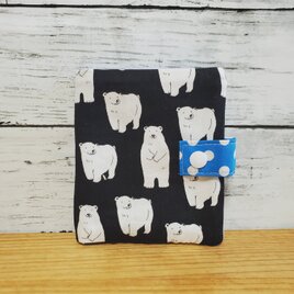 ポケットいっぱいポーチ(ティッシュ入れ付き) しろくま