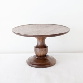 木のコンポート皿　Black Walnut