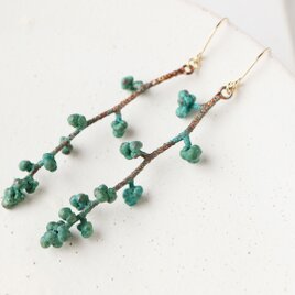 緑青の花穂 ピアス/イヤリング [アオツヅラフジ]