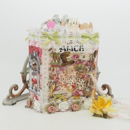 アリス♡気持ち華やぐ♡おすそ分けファイル♡ジャンクジャーナル♡コラージュ♡BOOKタイプ