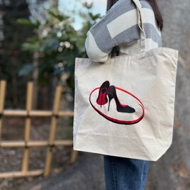 大トートバック(ハイヒール)