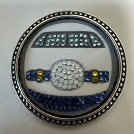 トレイン・ヘッドマーク形ブローチ(4個セット