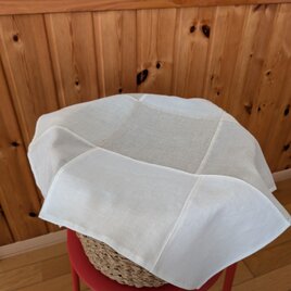 お試しワンサイズ♥️コットンリネン♥️綿麻♥️やわらか天然素材♥️目隠し♥️ランダムパッチ★45×45★