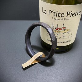 木製ブレスレット　鉄焙煎染（2）