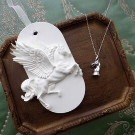 【セット販売】ペガサス 馬好きのためのコフレセット ■ アロマストーン × ペンダント ■ A