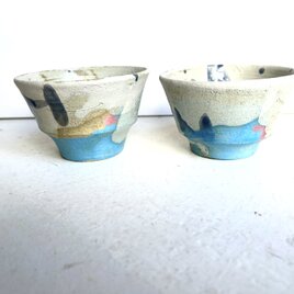 水色ピンク42,43　湯呑みフリーカップ