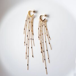 綺麗に揺れる★流星の尾のピアス★サージカルステンレス　～流星の尾