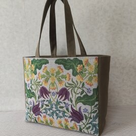 スウェーデン、エーケルンドテキスタイル×モスグリーンのトート