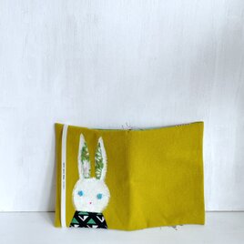 うさぎブックカバー　文庫サイズ