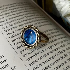 [Madonna and Child] メダイ ring - blue