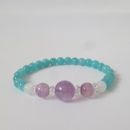 スーパーセブン&アマゾナイト　ブレスレット