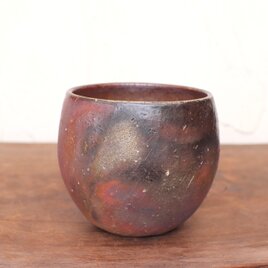 備前焼 フリーカップ(大)・サンギリ特選　f2-037