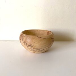 ボウル　トチ　スポルテッド材　Φ14.5cm　