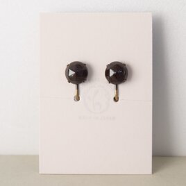 ローズカットイヤリング