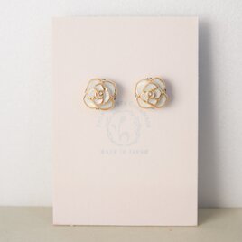 金彩バラピアス