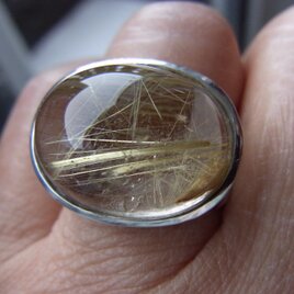 ルチルクォーツのリング