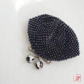 ばあば ⁛ つぶつぶガラスビーズのがま口（skipLeo・2210）