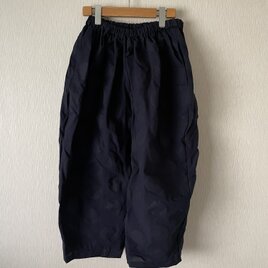 ゆったりボコボコ水玉　ボールパンツ紺Ｆ