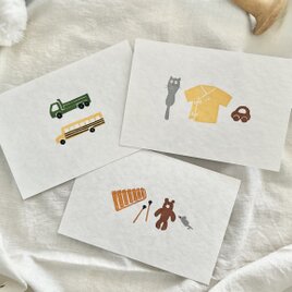 「こどものもの」ポストカード3枚set