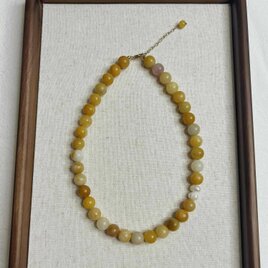 Luz オブシディアン ネックレス｜天然石×淡水パール｜お守りジュエリー　北欧のコピー