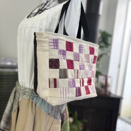 さをり織り⭐︎トートバッグ