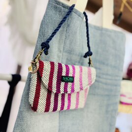 さをり織り⭐︎ミニバッグ（ポーチ）