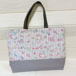 レッスンバック☆入園入学♪ユニコーン♪ストライプグレー