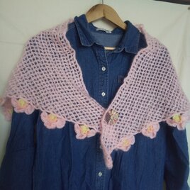 お花畑ストール