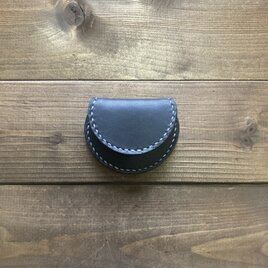 ミニコインケース(ラウンドタイプ:黒)