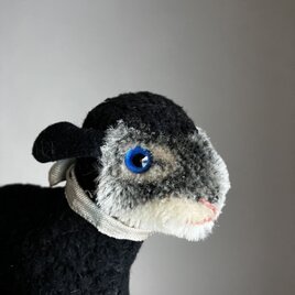 シュタイフ　黒ひつじの Swapl ドイツ　ヴィンテージ