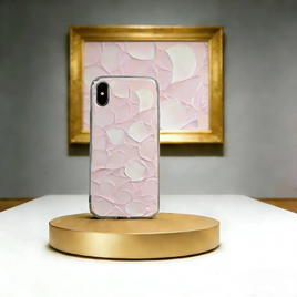 デコデン デコ電 手描き油絵スマホケース｜抽象アート・立体質感・iPhone galaxy 全機種対応