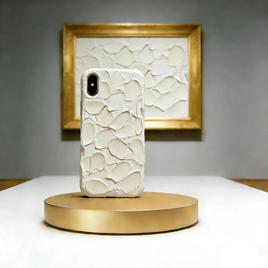 デコデン デコ電 手描き油絵スマホケース｜抽象アート・立体質感・iPhone galaxy 全機種対応