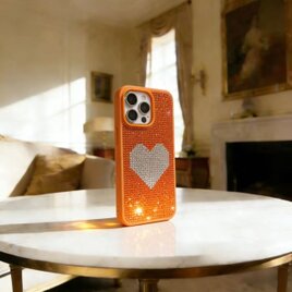 デコデン デコ電 ラインストーン スマホケース｜抽象アート・立体質感・iPhone galaxy 全機種対応