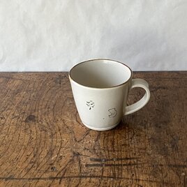 マグカップ　木とクマ