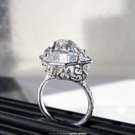 ハーキマーダイヤモンド リング / Herkimer Diamond Ring 236