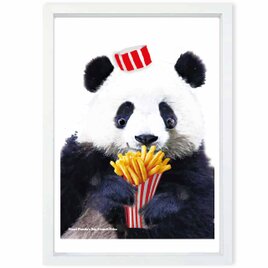 アルバイト　パンダ　送料無料 　あらゆるお部屋のポスター　イラスト　ポスター　アートポスター　アート/sei検索新着順　3974
