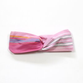 淡い彩り、優しい風合い。キコイのヘアターバン 幅広 ふっくら ボリューム ヘアターバン