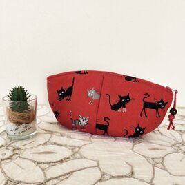 たっぷり入る♡ねこさんポーチ