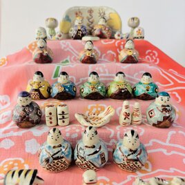 豆雛15人飾りセット