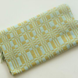 手織りカシミアストール・・菜畑