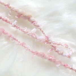 【春爛漫❀手紡ぎ糸】34g/11m｜満開の桜