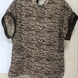 ８６０６　着物で作ったロングベスト