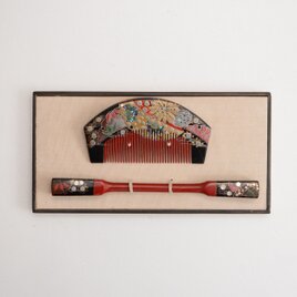 アンティーク 櫛・笄 セット｜漆塗り・蒔絵｜和装小物・日本の古道具｜ジャパンヴィンテージ