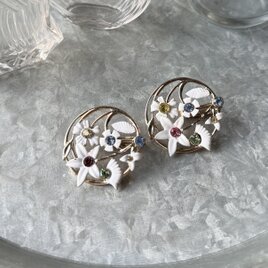 YS103-【 Sarah Coventry 】サラコベントリー・ヴィンテージイヤリング 56 "SUMMER FROST"