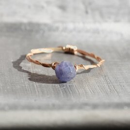 タンザナイト  ラウンドカット4mm  /リング /ゴールド シルバー ピンク  金属アレルギー対応