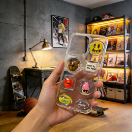 個性的クリアスマホケース ユニークデザイン クリアタイプ アート感覚 韓国風 Galaxy Pixel iPhone 全機種対応