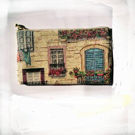 暗闇に咲く花たち　のポーチ（MS）コスメ入れ　薬入れ　カード入れのコピー