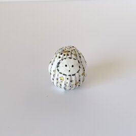 小さなだるま（縞模様）紙塑人形